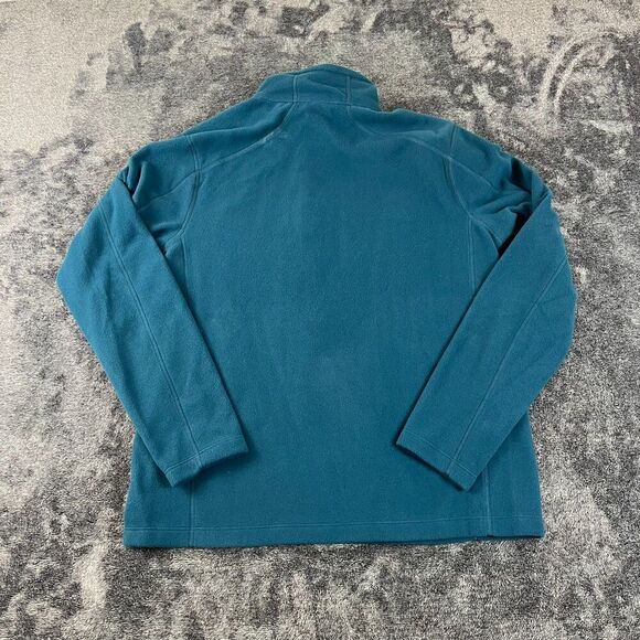 LL Bean Trail Fitness Fleece 1/4 Zip Men's M Blue Pullover Sweater NWT Outdoor - Picture 7 of 9